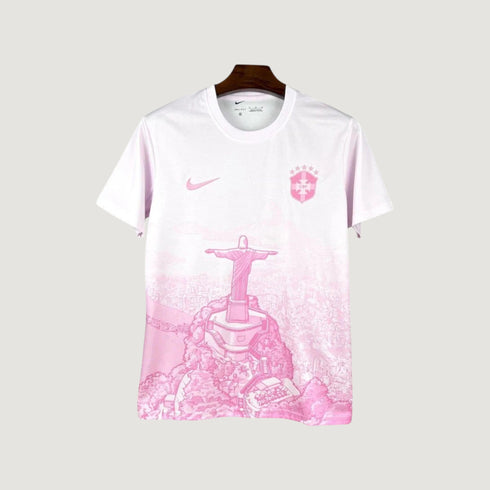 BRÉSIL – MAILLOT CONCEPT 25/26 – ROSE & BLANC